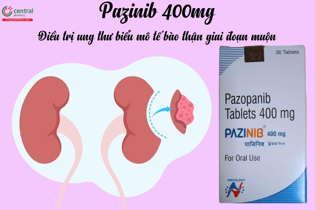 Pazinib 400mg chỉ định