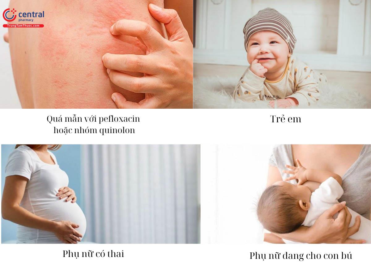 Chống chỉ định của Pefloxacin Mesylat