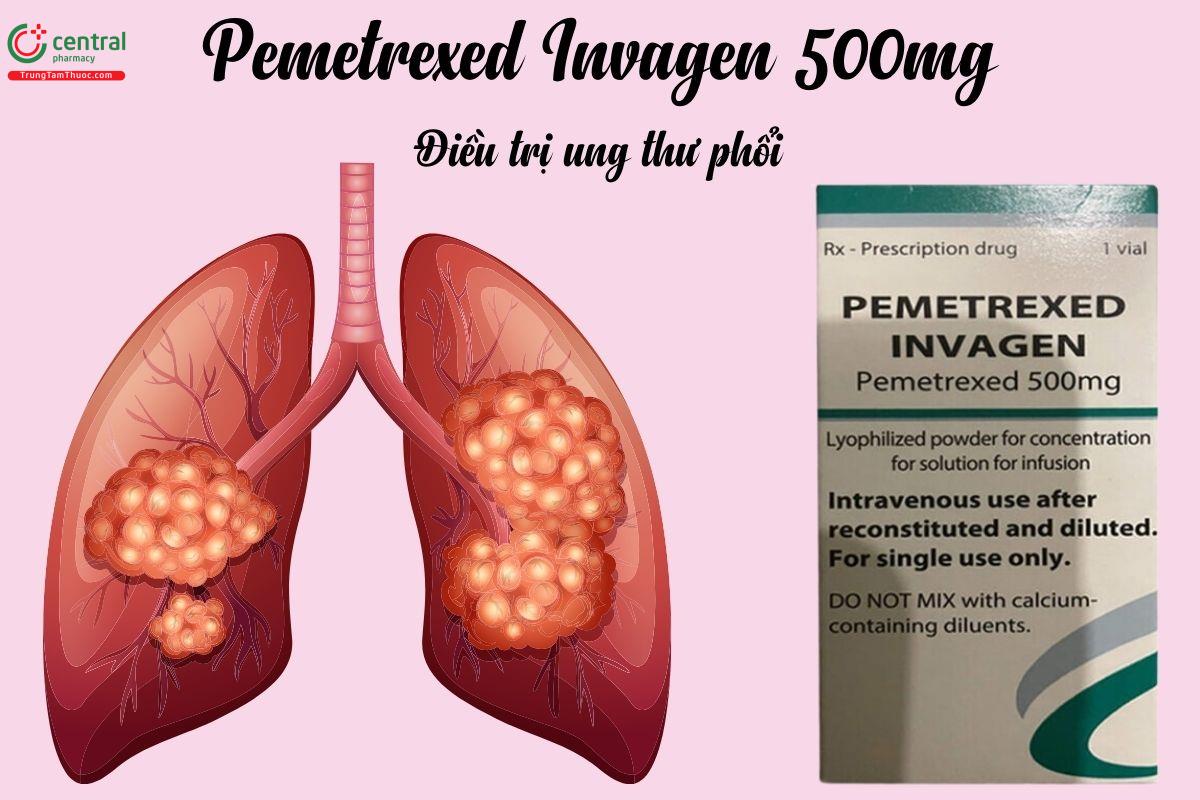 Pemetrexed Invagen 500mg chỉ định