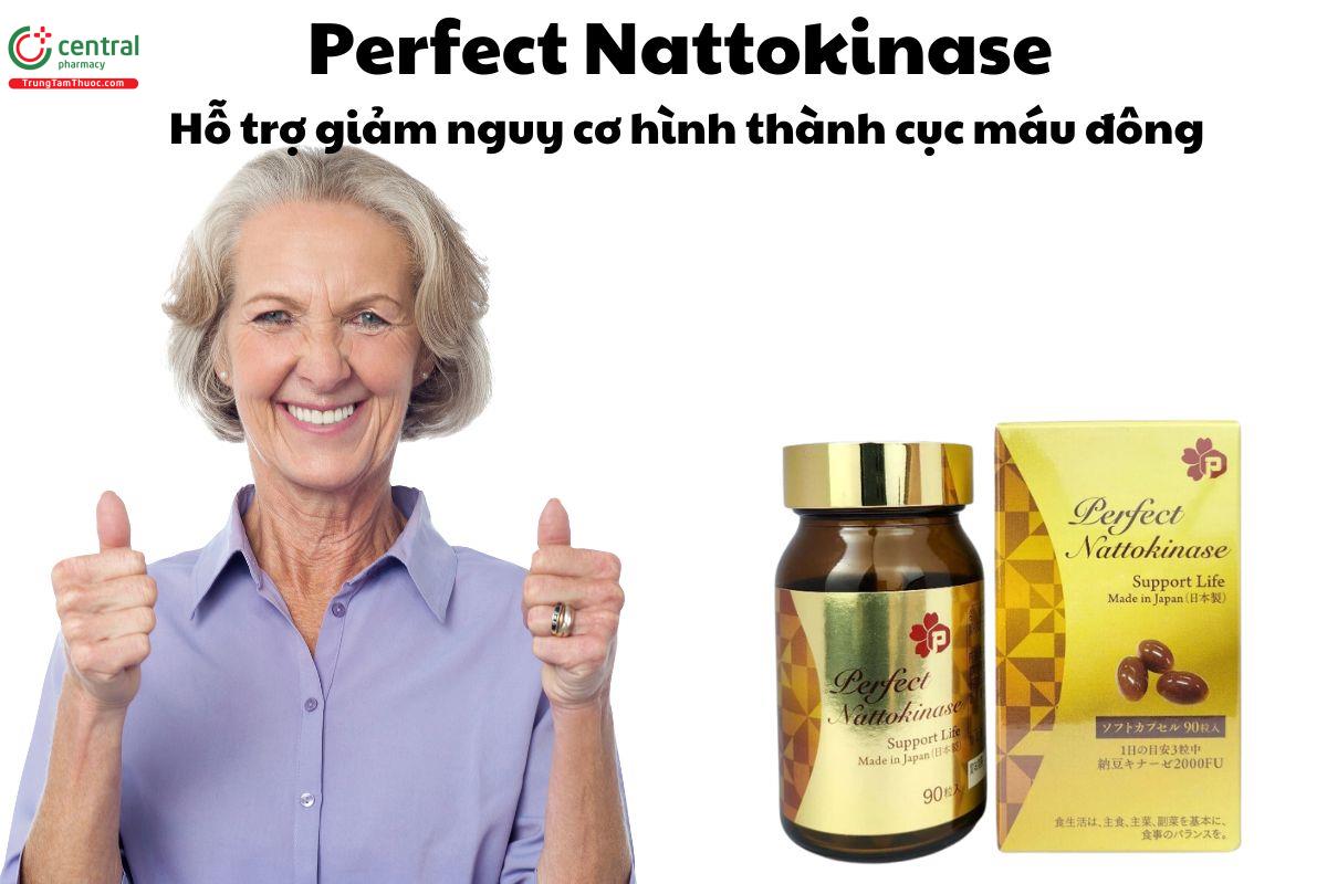 Perfect Nattokinase - Giúp giảm nguy cơ hình thành cục máu đông