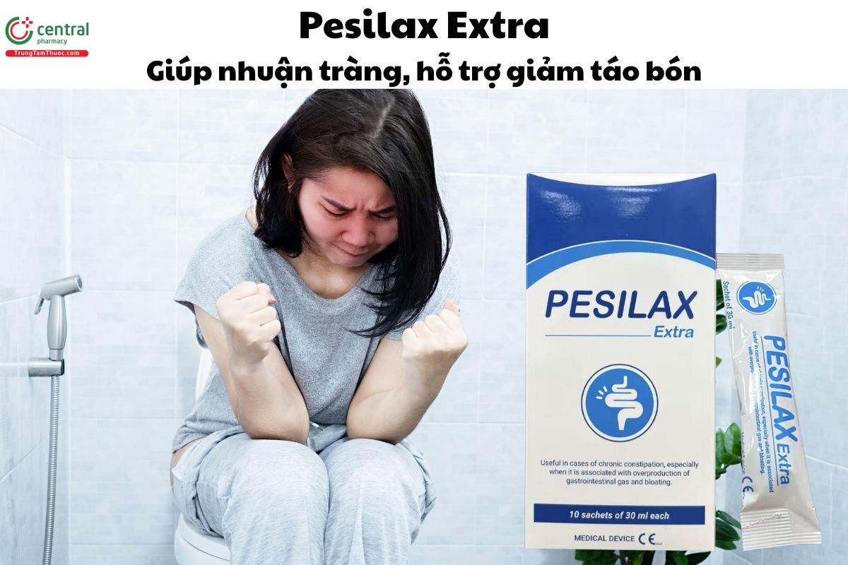 Pesilax Extra - Giúp cải thiện tình trạng táo bón, giảm cảm giác đầy hơi