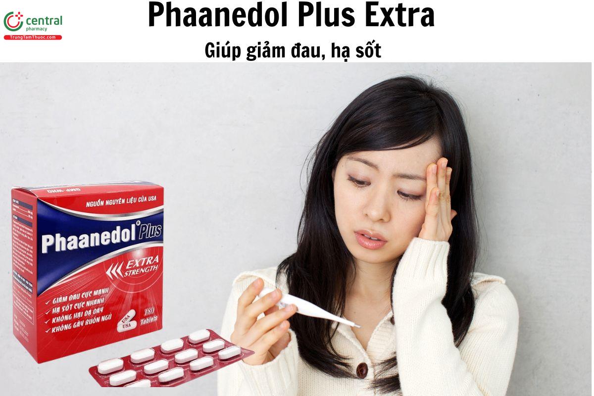 Chỉ định Thuốc Phaanedol Plus Extra