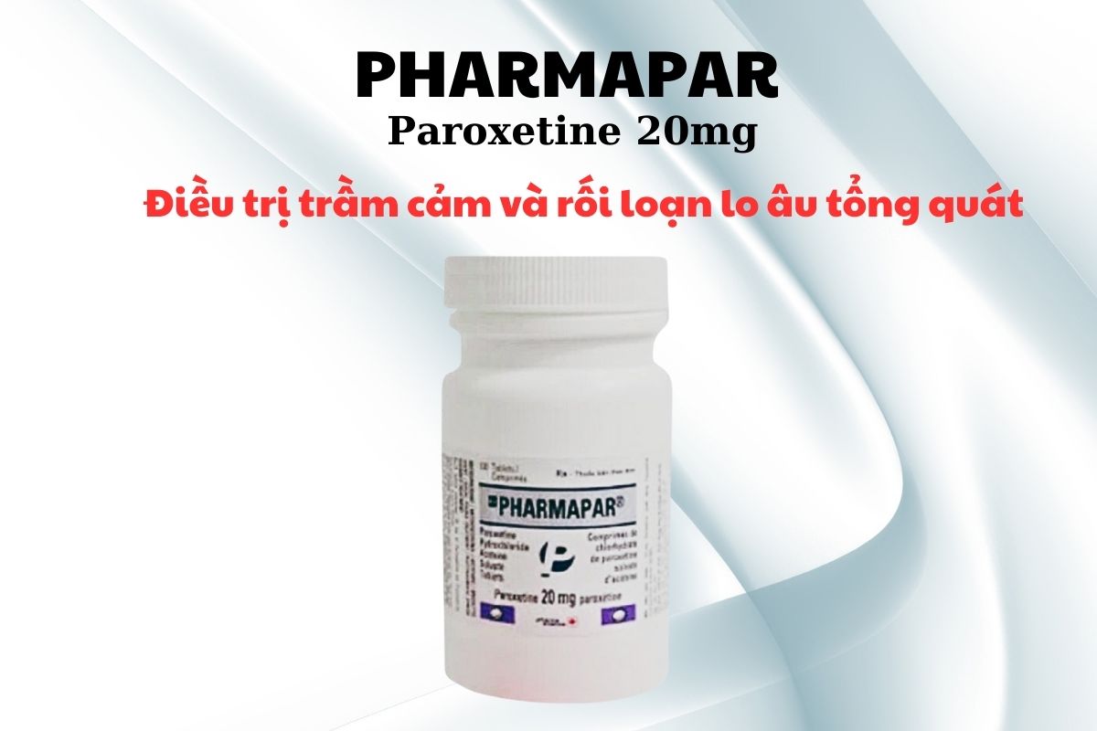 Chỉ định của thuốc Pharmapar 20 mg