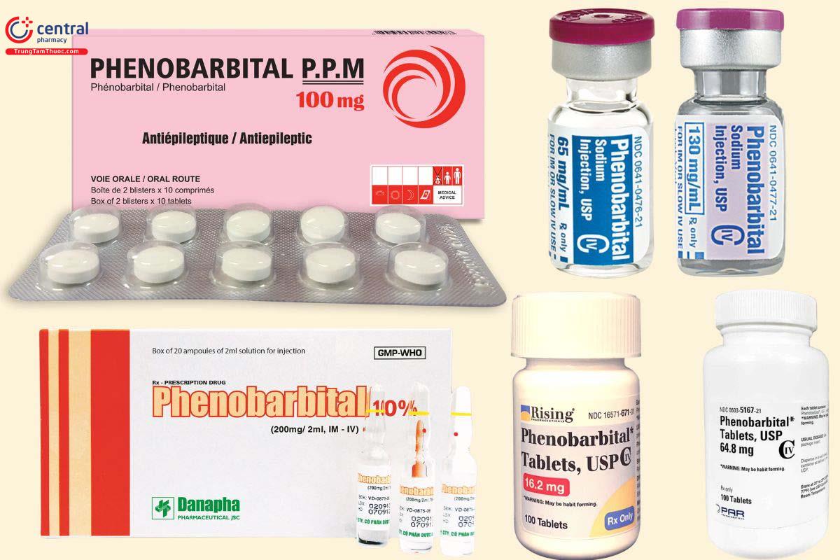 Một số thuốc chứa Phenobarbital