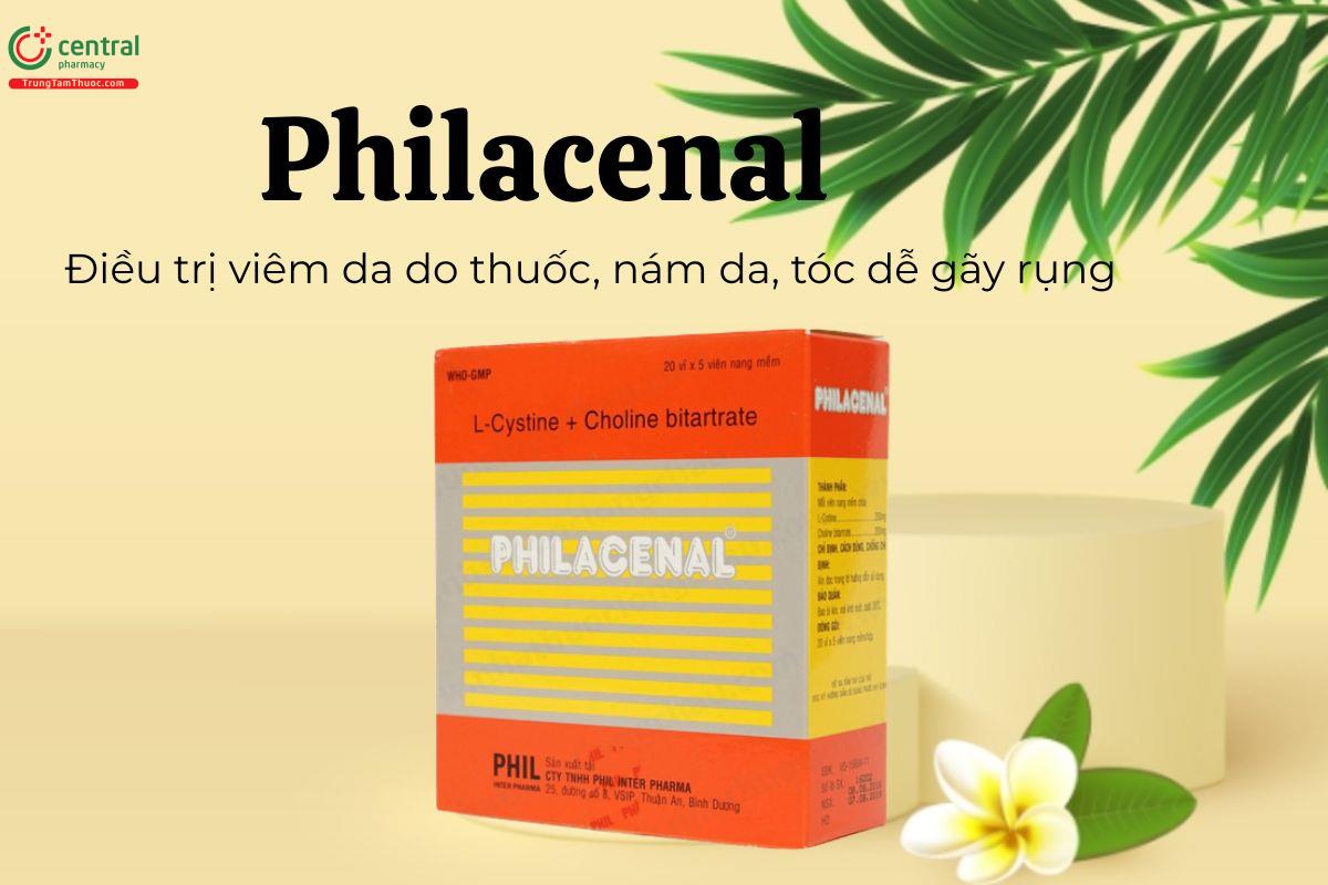 Thuốc Philacenal - Điều trị viêm da do thuốc, nám da, tóc dễ gãy rụng
