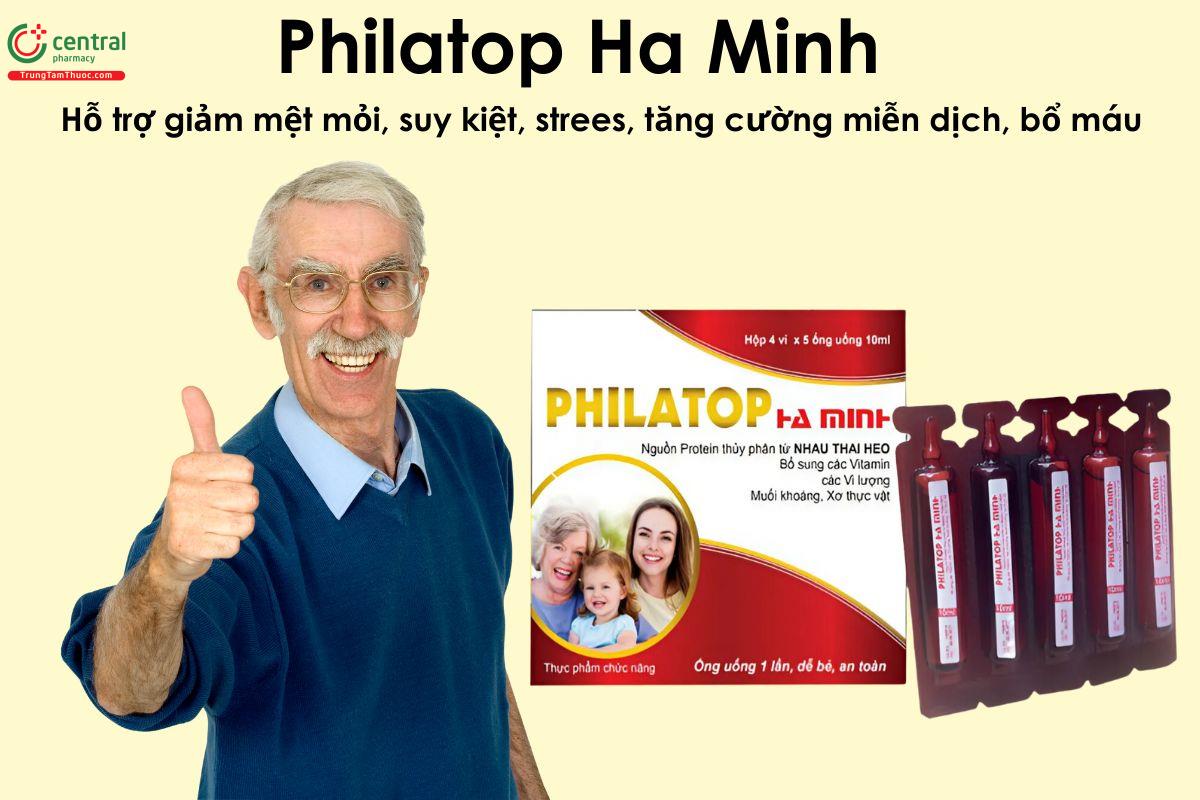 Philatop Ha Minh - Giúp giảm mệt mỏi, suy kiệt, tăng cường miễn dịch