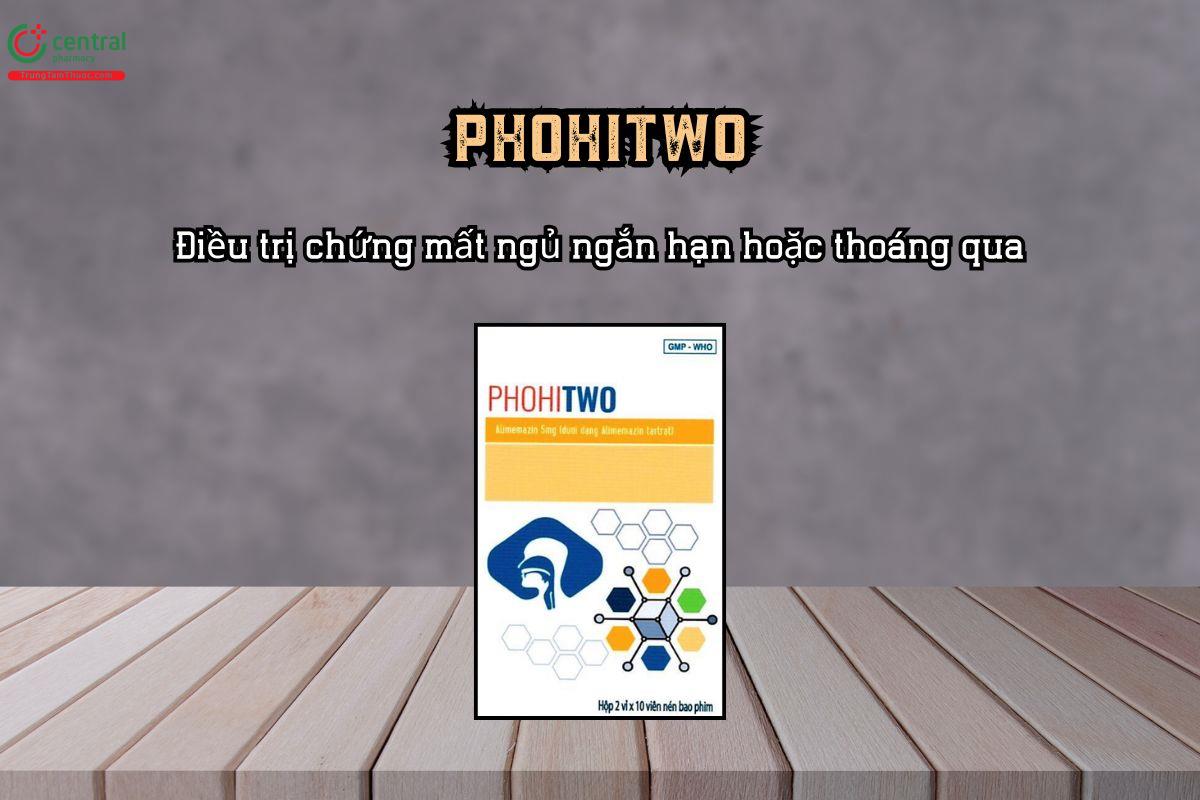 Điều trị chứng mất ngủ với thuốc Phohitwo chứa hoạt chất alimemazin