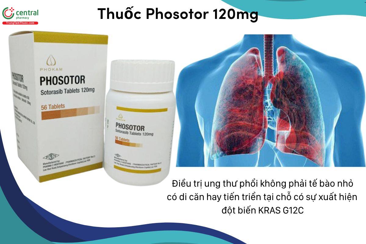 Chỉ định của thuốc Phosotor 120mg