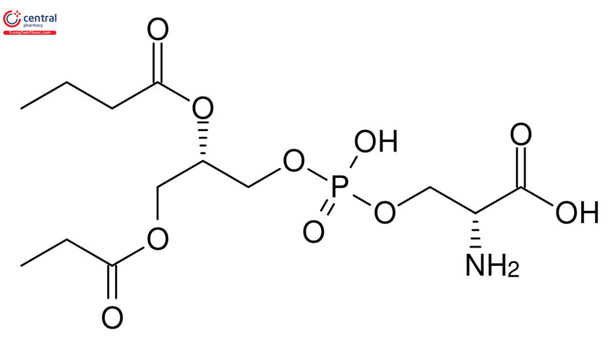 Công thức cấu tạo của Phosphatidylserine