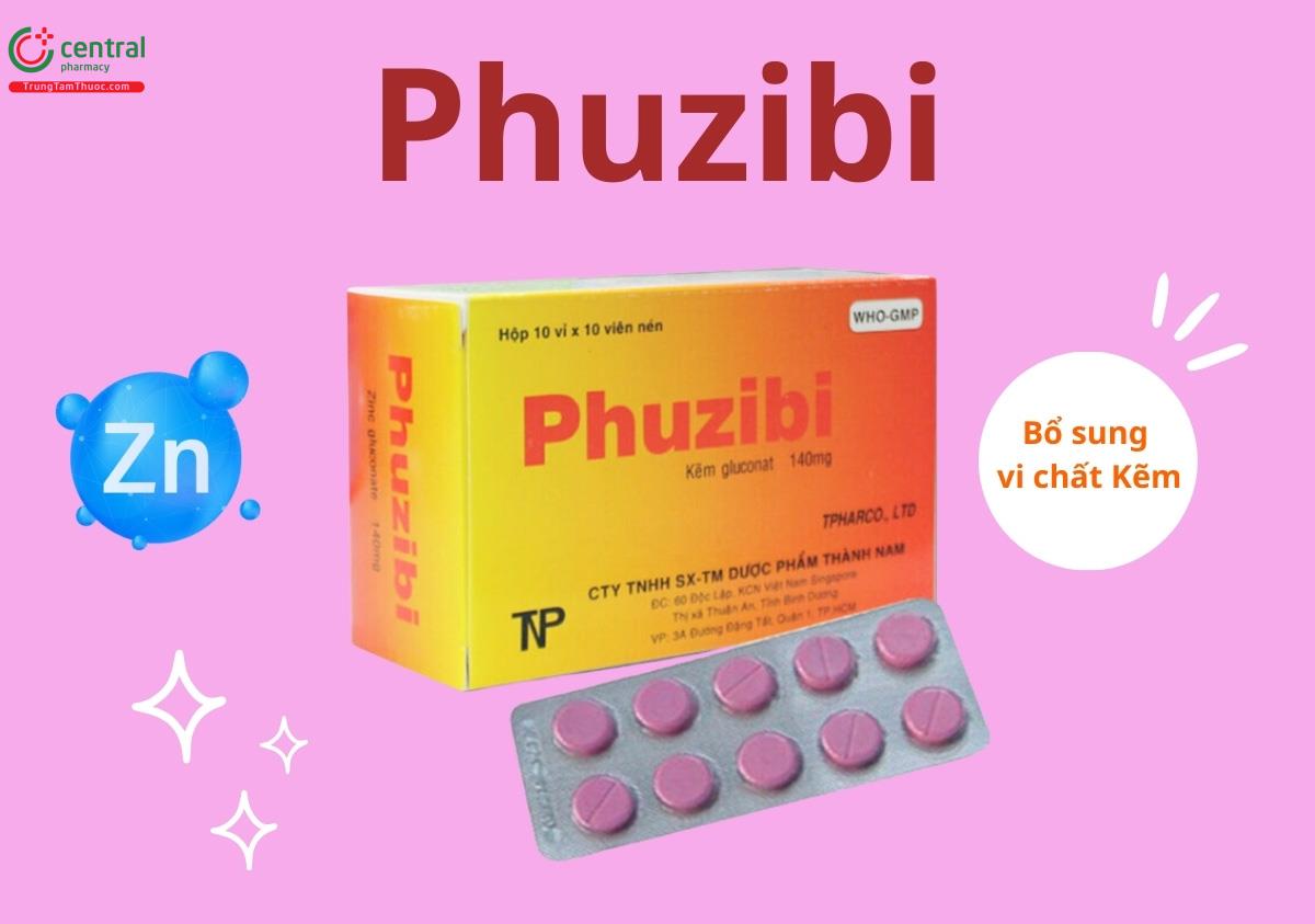 Phuzibi bổ sung kẽm cho trẻ còi xương, chậm tăng trưởng