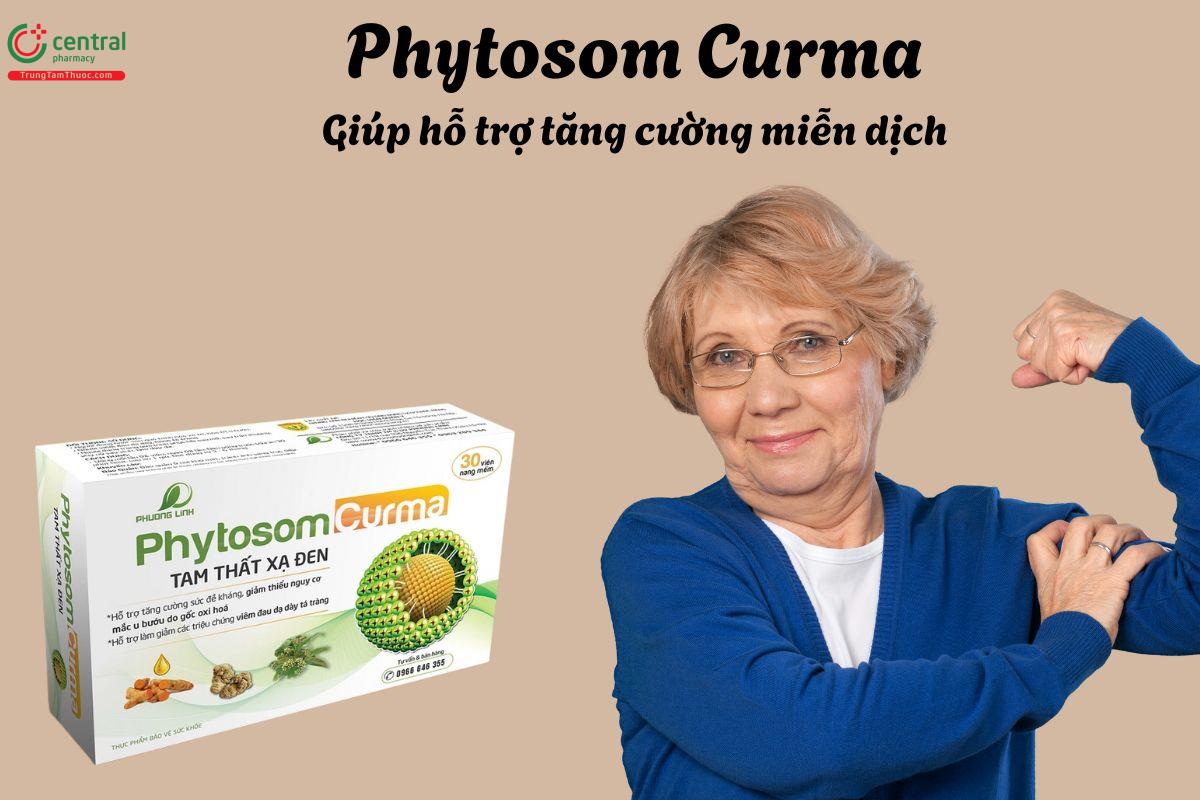 Phytosom Curma Tam thất Xạ đen - Giúp tăng cường hệ miễn dịch