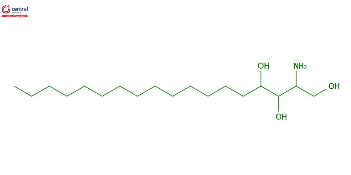 Công thức cấu tạo của Phytosphingosine