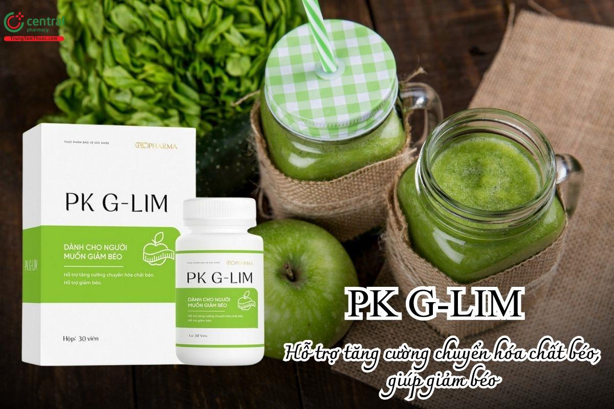 Pk G-Lim hỗ trợ giảm cân và tăng cường chuyển hóa chất béo