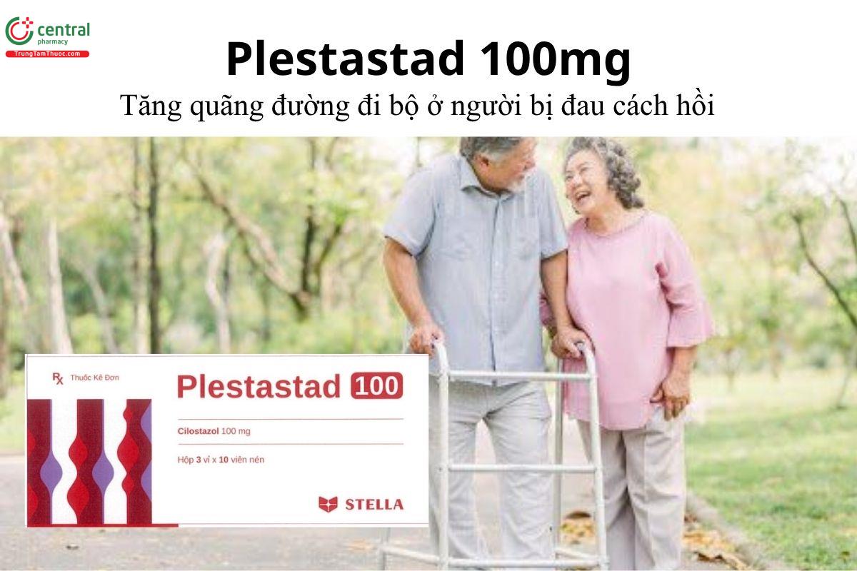 Thuốc Plestastad 100mg tăng quãng đường đi bộ ở người bị đau cách hồi