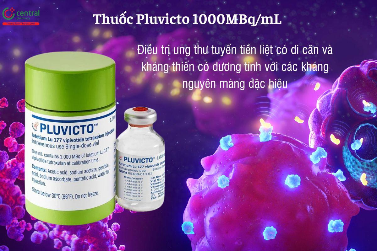 Chỉ định của thuốc Pluvicto 1000 MBq/mL