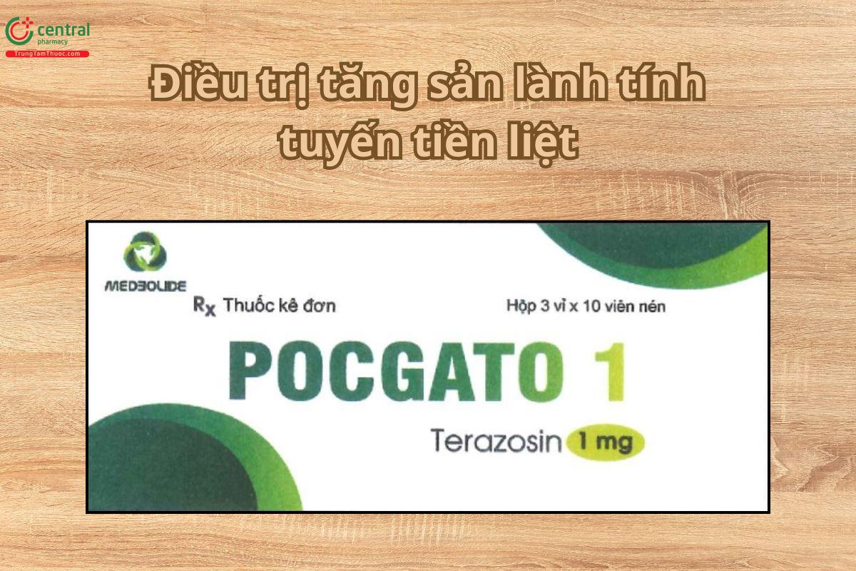 Thuốc Pocgato 1mg điều trị tăng sản lành tính tuyến tiền liệt