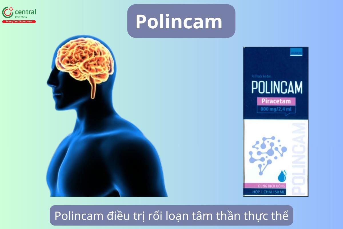 Polincam điều trị rối loạn tâm thần thực thể