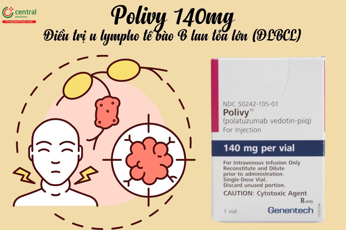 Polivy 140mg chỉ định