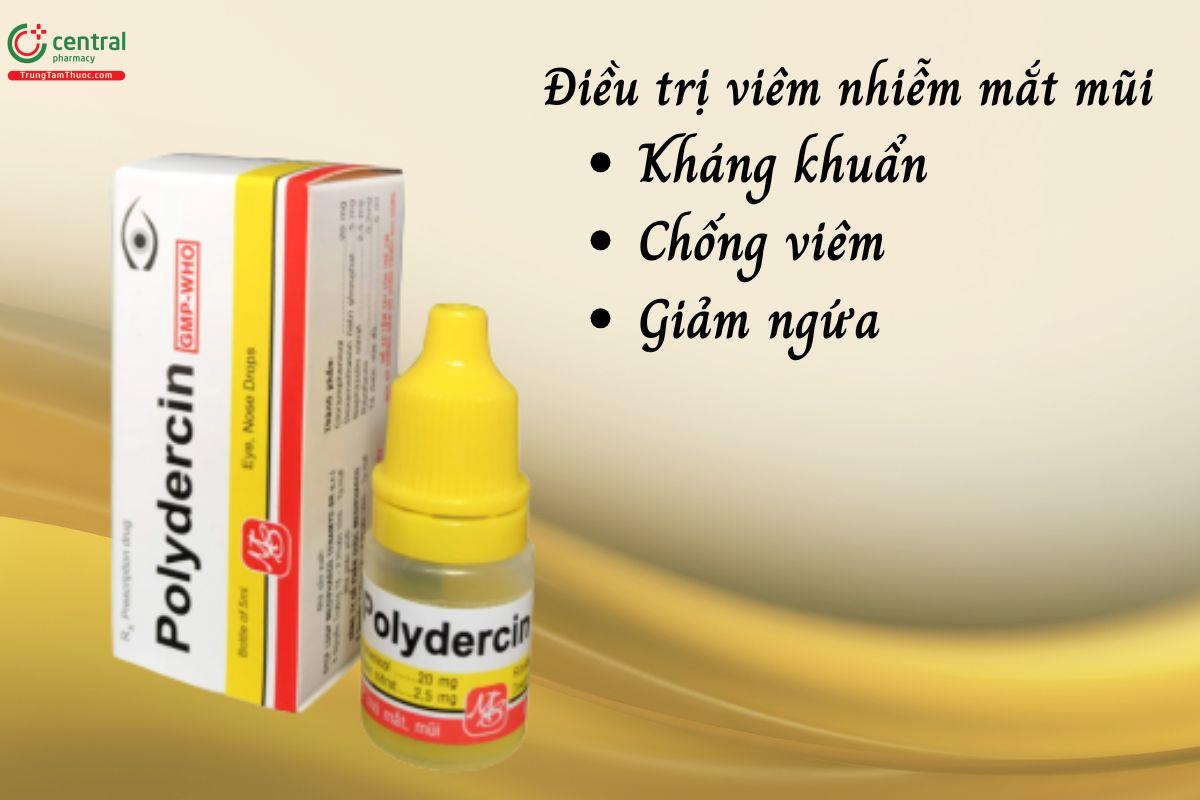 Thuốc Polydercin kháng khuẩn, chống viêm, giảm ngứa