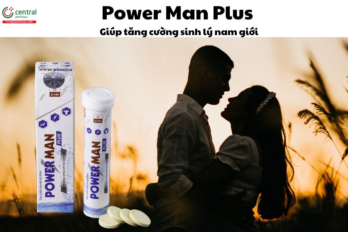 Thuốc Power Man Plus (Viên sủi) - Giúp tăng cường sinh lý cho nam giới