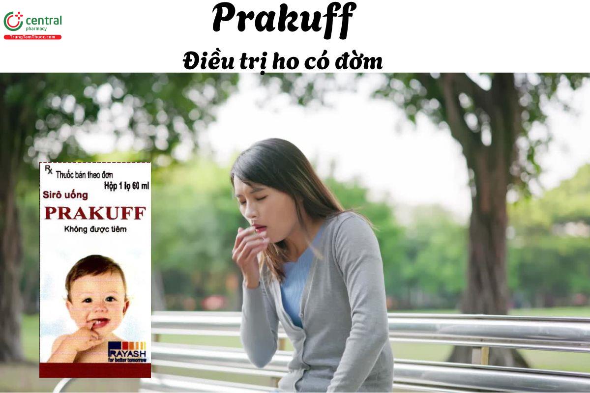 Thuốc Prakuff - Điều trị  ho có đờm trong viêm phế quản, viêm phổi