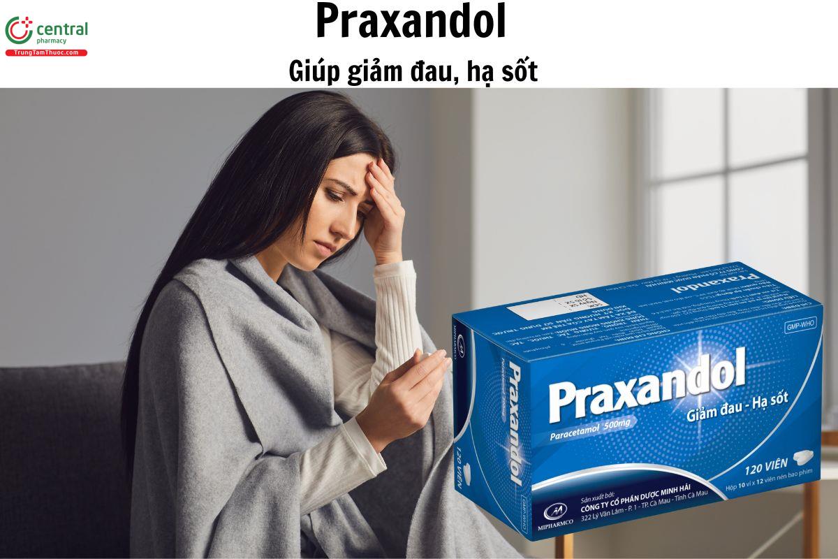 Chỉ định Thuốc Praxandol 500mg