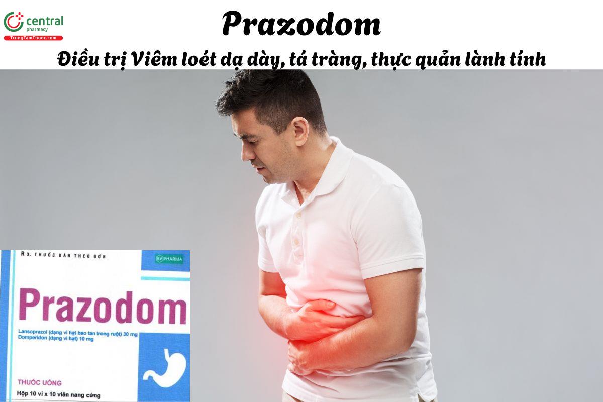 Thuốc Prazodom - Điều trị viêm loét dạ dày, tá tràng, thực quản lành tính