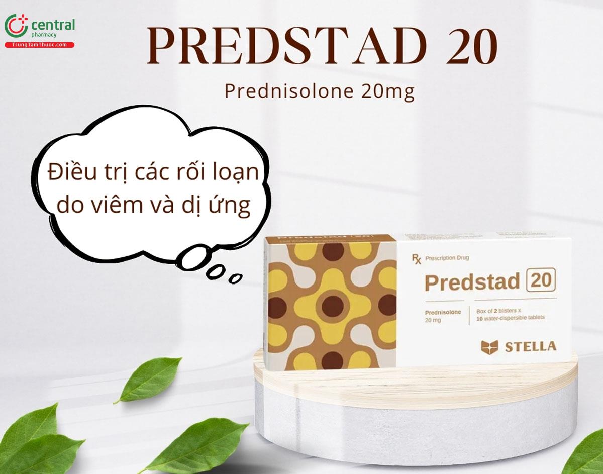 Thuốc Predstad 20 - Điều trị tình trạng bệnh liên quan đến viêm và dị ứng