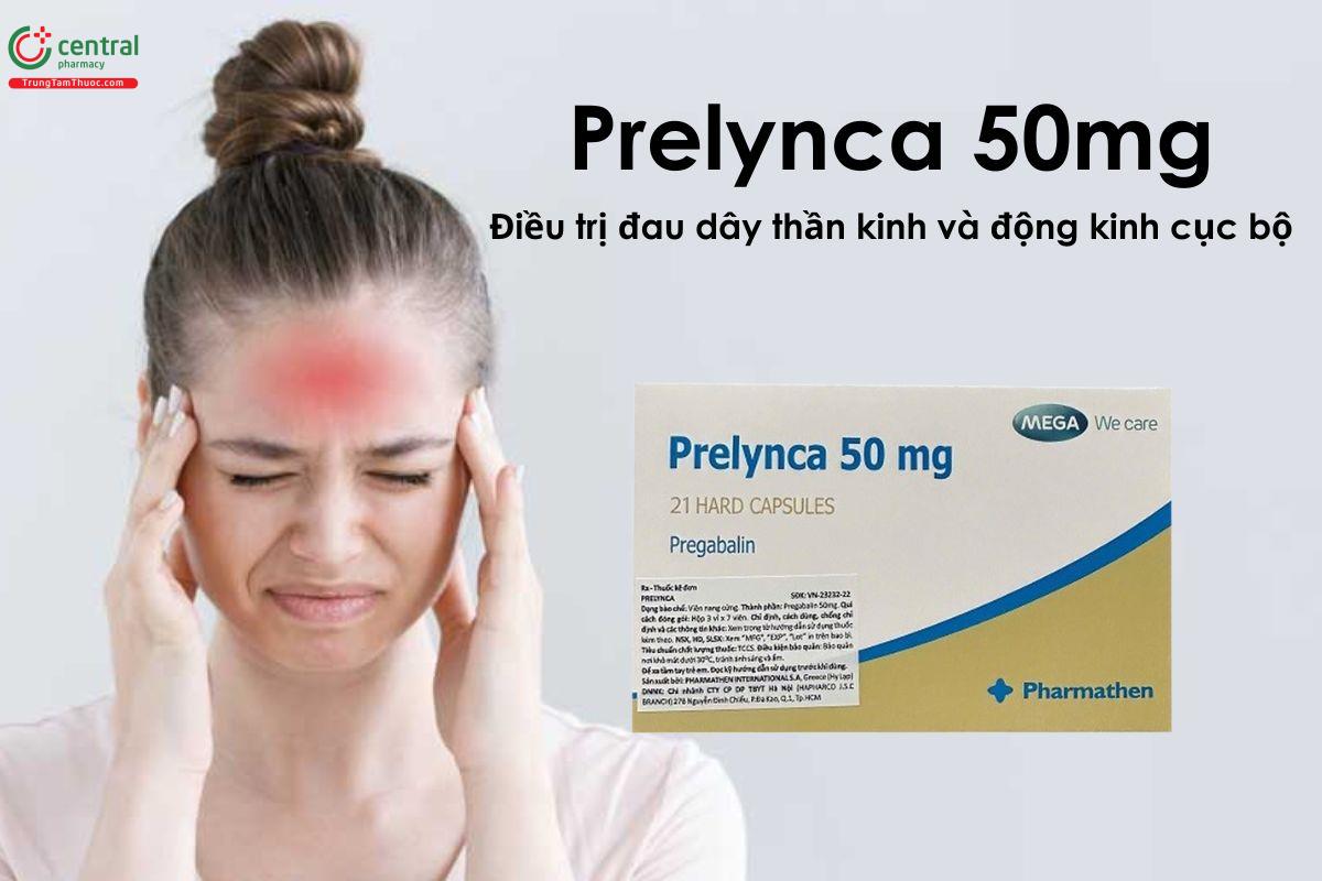 Thuốc Prelynca 50mg - điều trị đau dây thần kinh và động kinh cục bộ