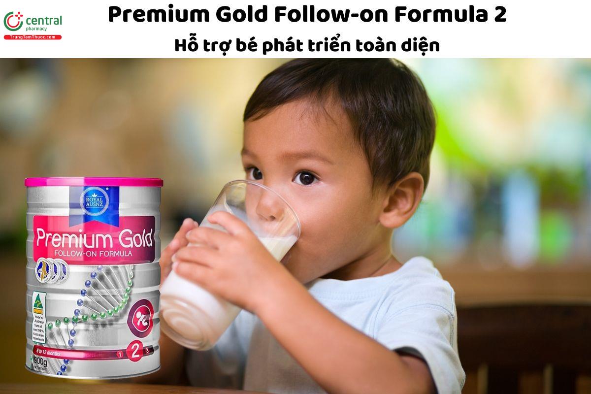 Sữa Premium Gold Follow-on Formula 2 - Giúp bé phát triển khỏe mạnh