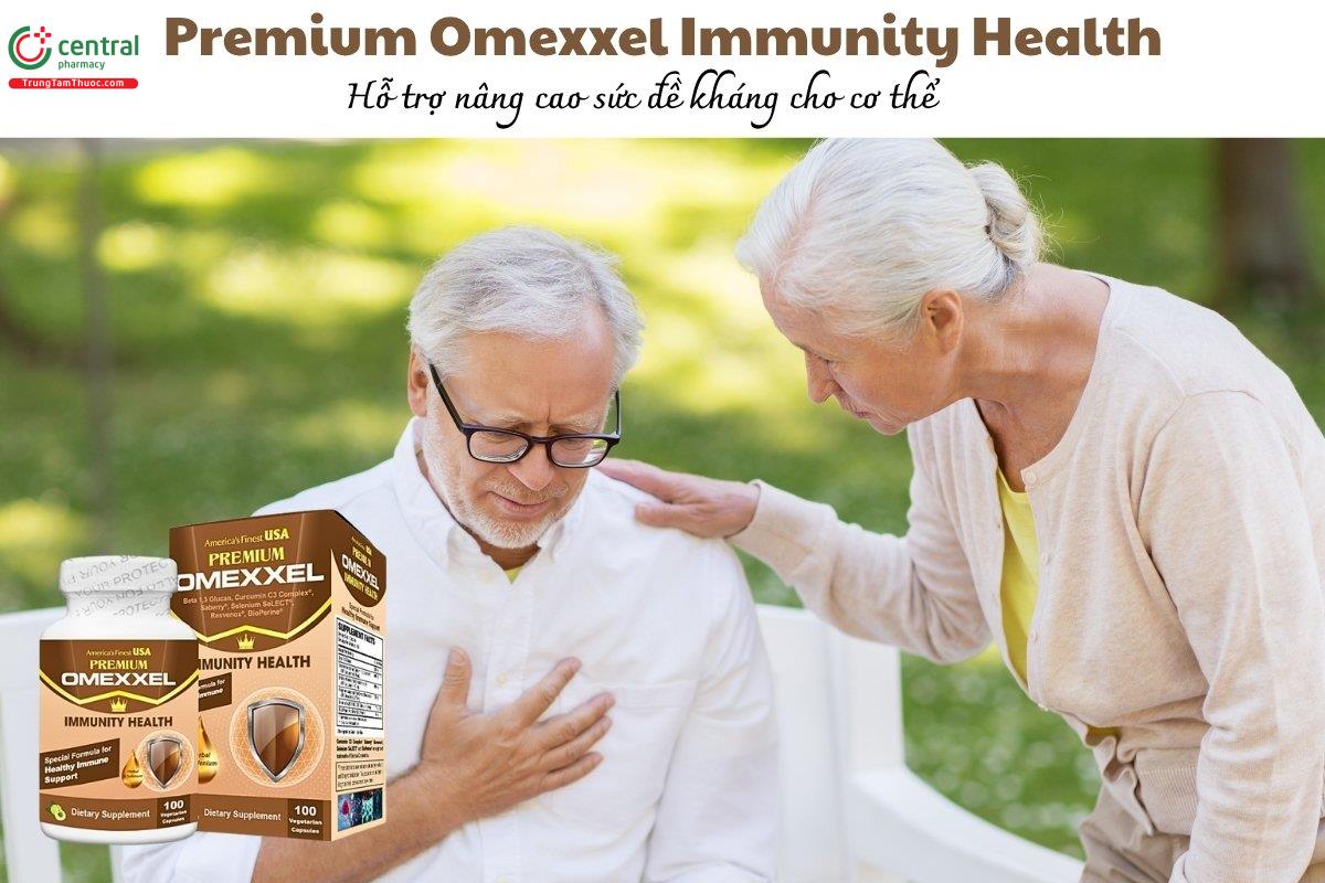 Premium Omexxel Immunity Health hỗ trợ nâng cao sức đề kháng cơ thể