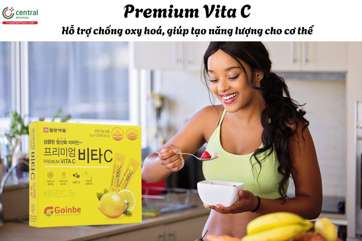 Premium Vita C - Giúp bổ sung vitamin C và vitamin B2 cho cơ thể
