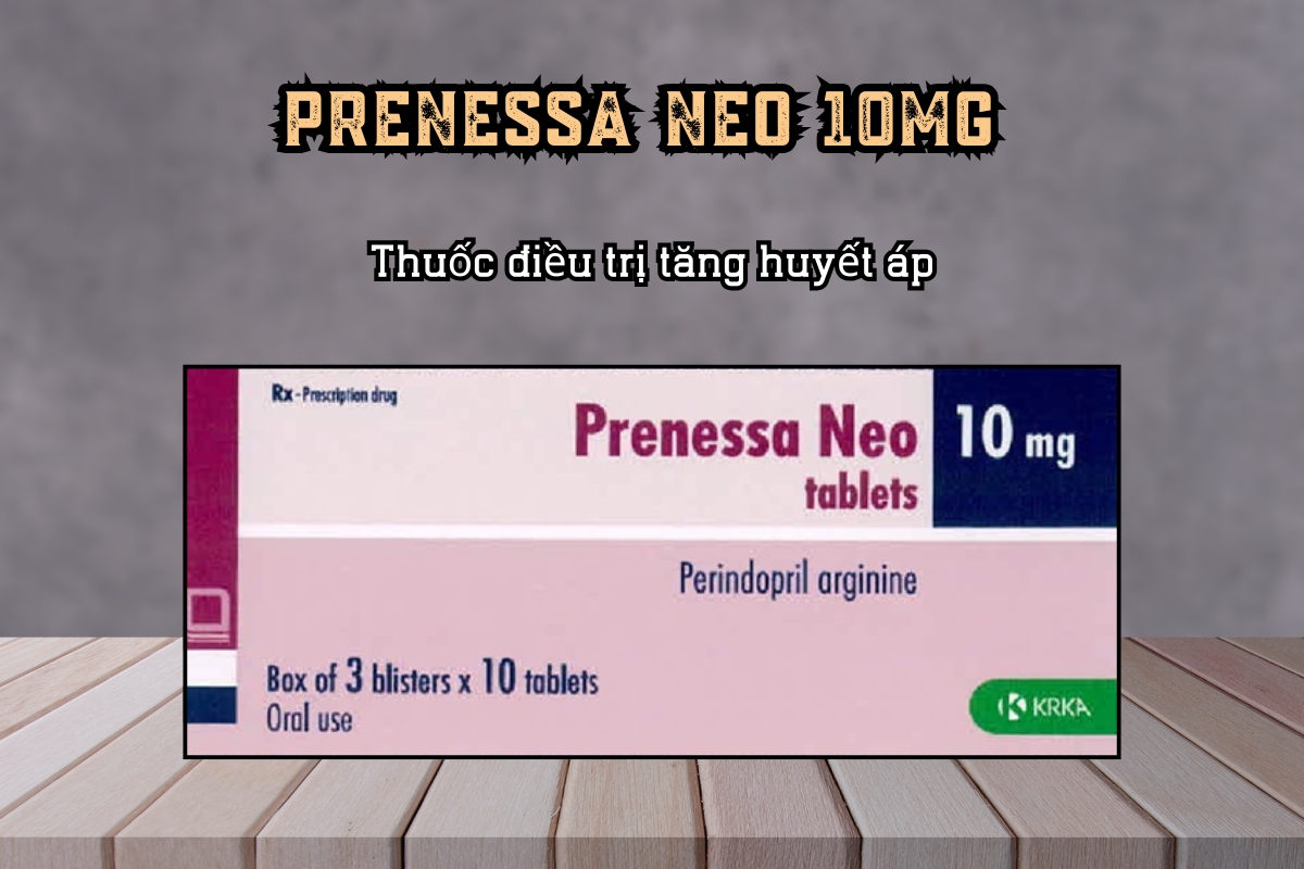 Thuốc điều trị tăng huyết áp Prenessa Neo 10mg Tablets