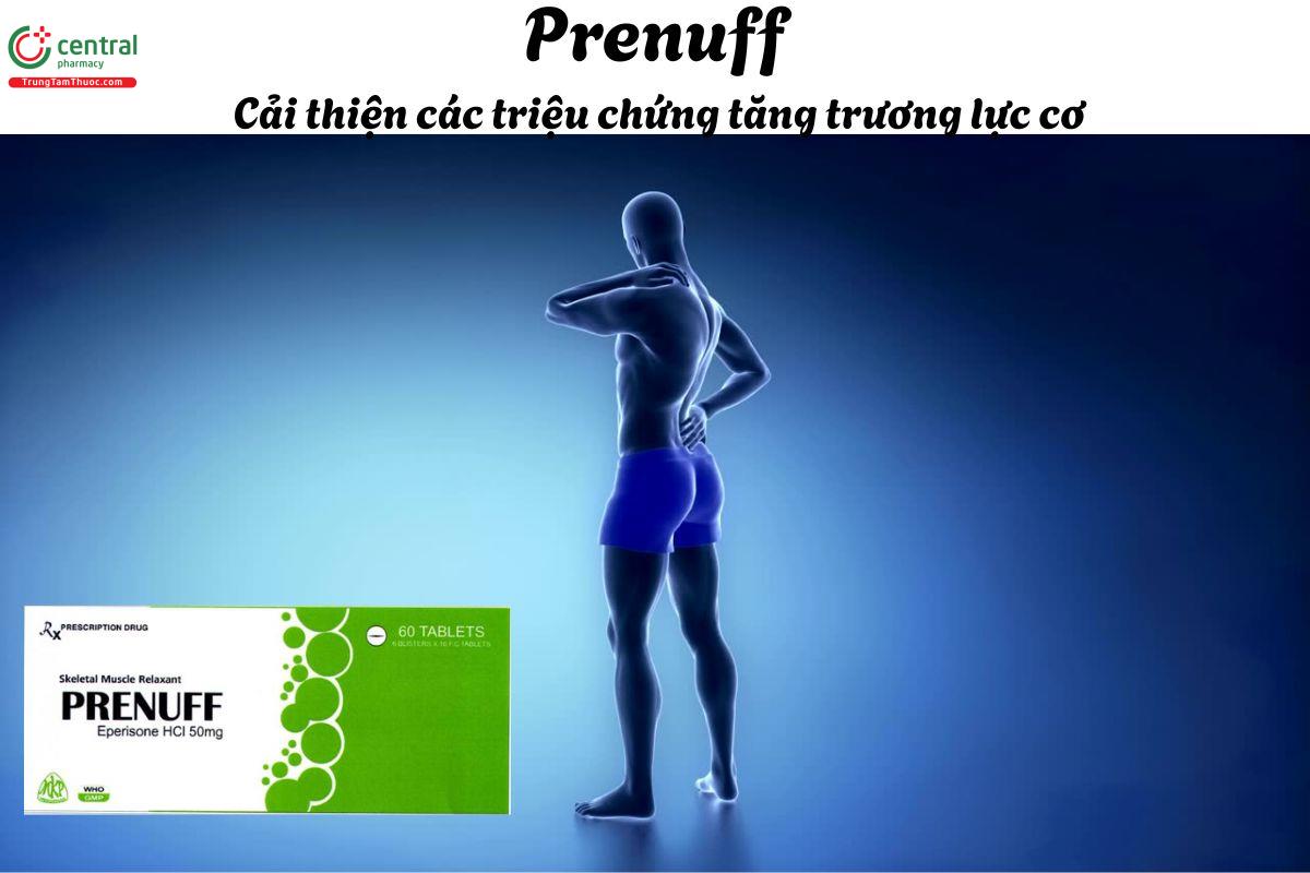 Thuốc Prenuff 50mg - Điều trị các biểu hiện tăng trương lực cơ
