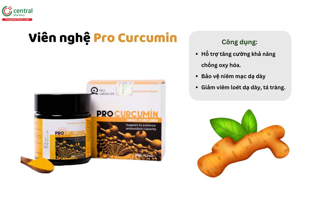 Sản phẩm Pro Curcumin có tác dụng gì? 