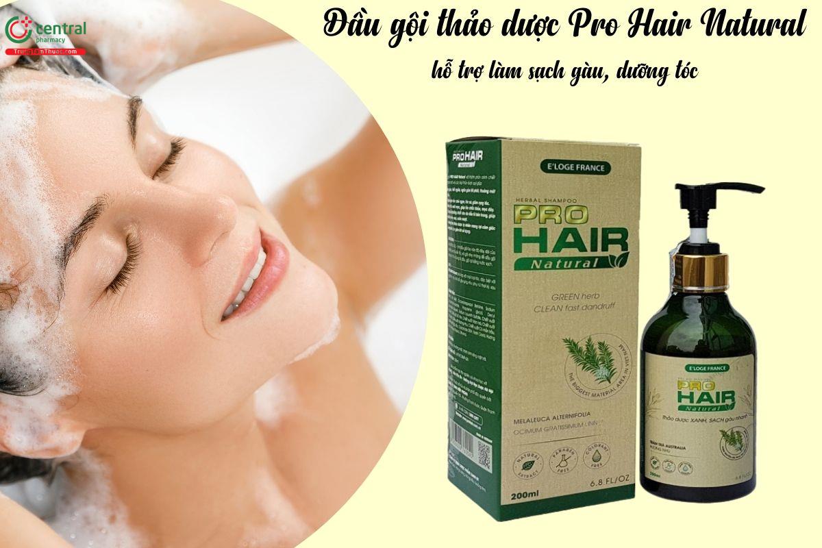 Dầu Gội Thảo Dược Pro Hair Natural tác dụng