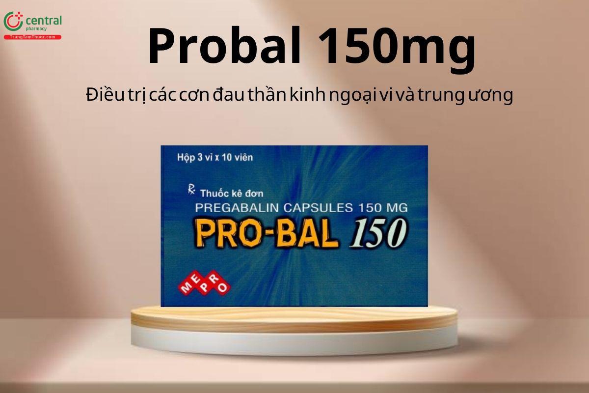 Thuốc Probal 150mg - Điều trị các cơn đau thần kinh ngoại vi và trung ương