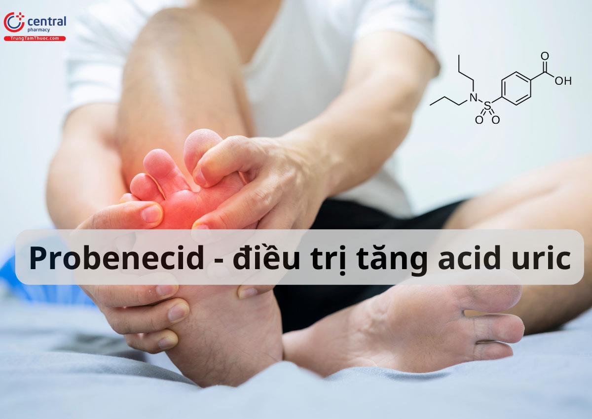 Probenecid - điều trị tăng acid uric