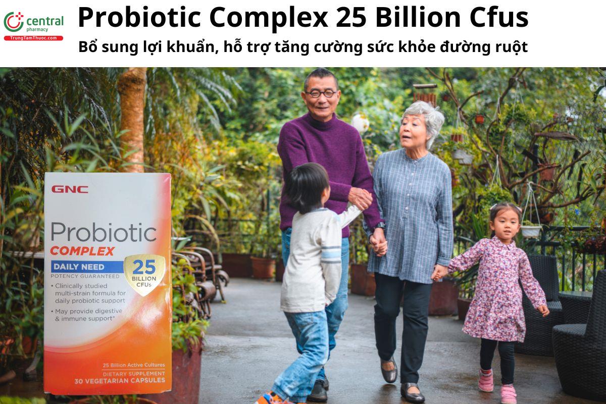 Probiotic Complex 25 Billion Cfus - Bổ sung các vi khuẩn có lợi