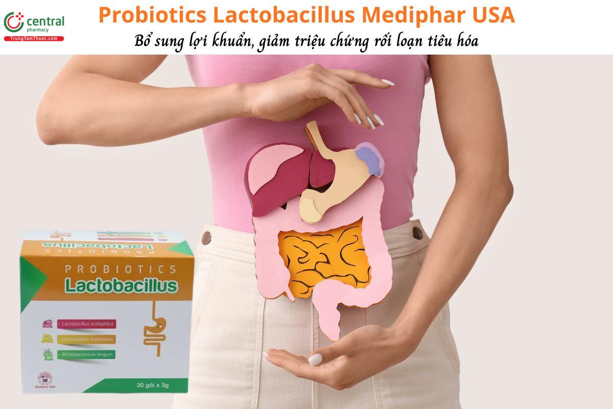 Probiotics Lactobacillus Mediphar USA - Bổ sung lợi khuẩn, giảm rối loạn tiêu hóa