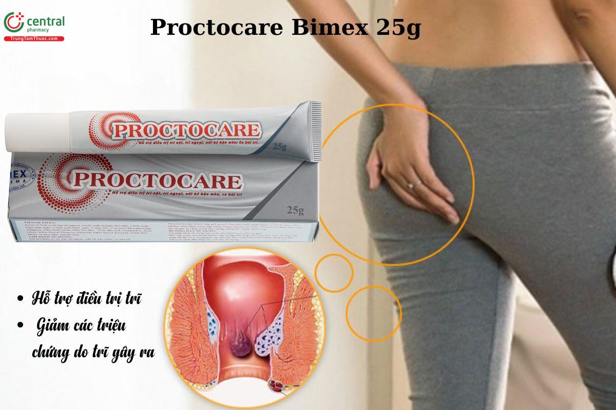 Công dụng của Proctocare Bimex 25g