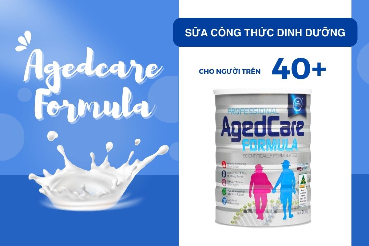 Sữa Professional Agedcare Formula tăng cường sức khỏe cho người trên 40 tuổi