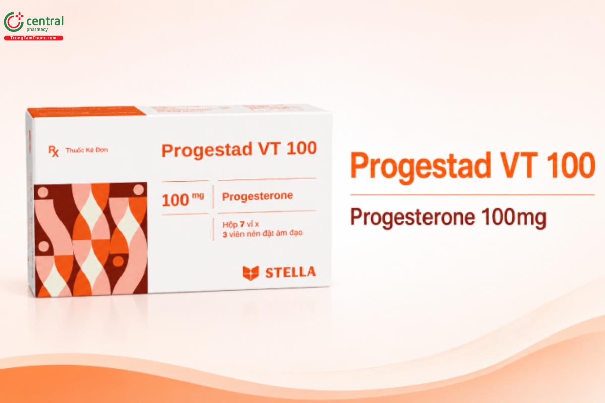 Thuốc Progestad VT 100 chỉ định hỗ trợ hoàng thể cho phụ nữ vô sinh