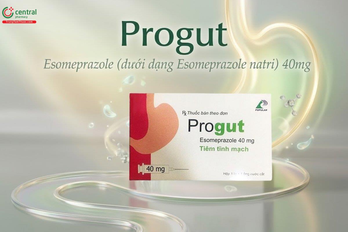 Progut điều trị bệnh trào ngược dạ dày thực quản, làm lành loét dạ dày