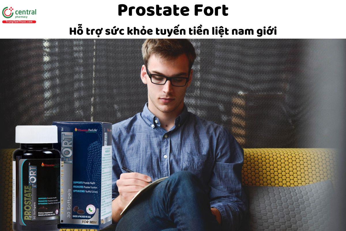 Prostate Fort - Cải thiện sức khỏe tuyến tiền liệt dành cho nam giới