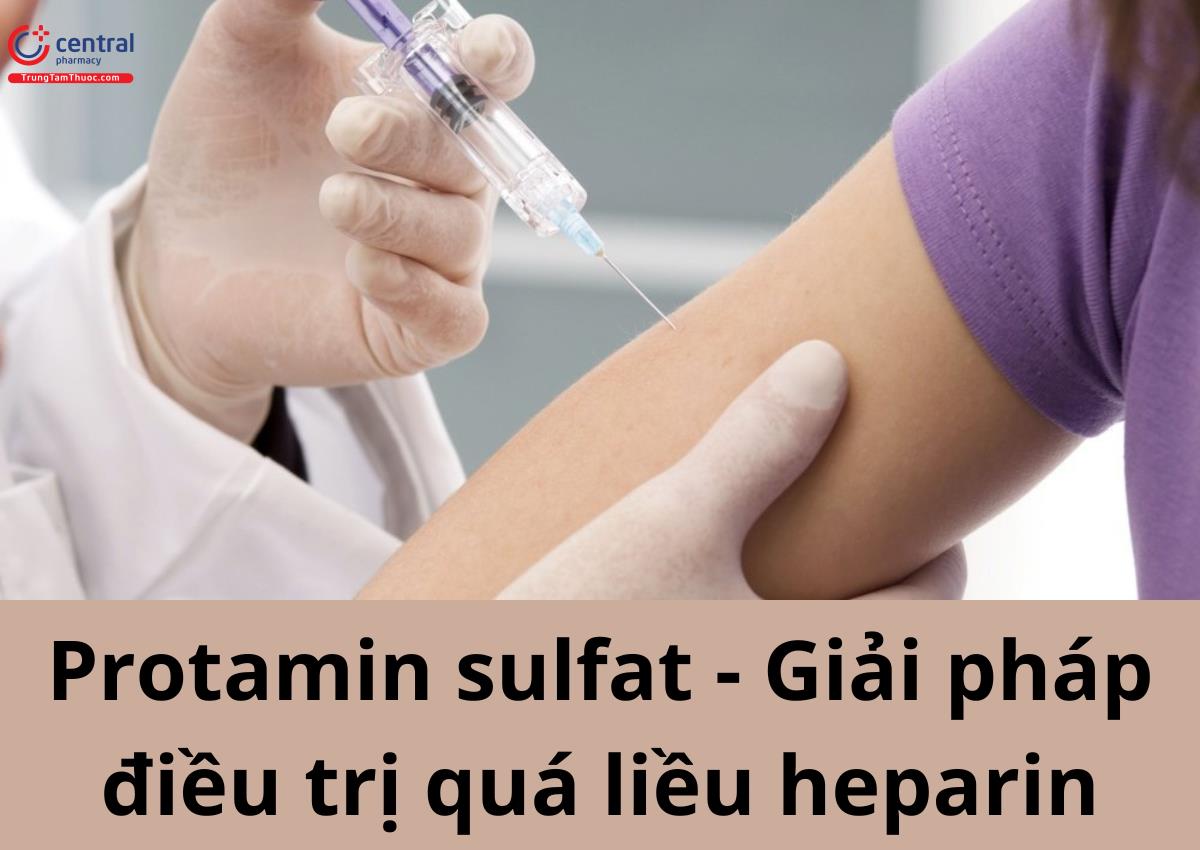 Protamin sulfat được dùng trong điều trị quá liều Heparin