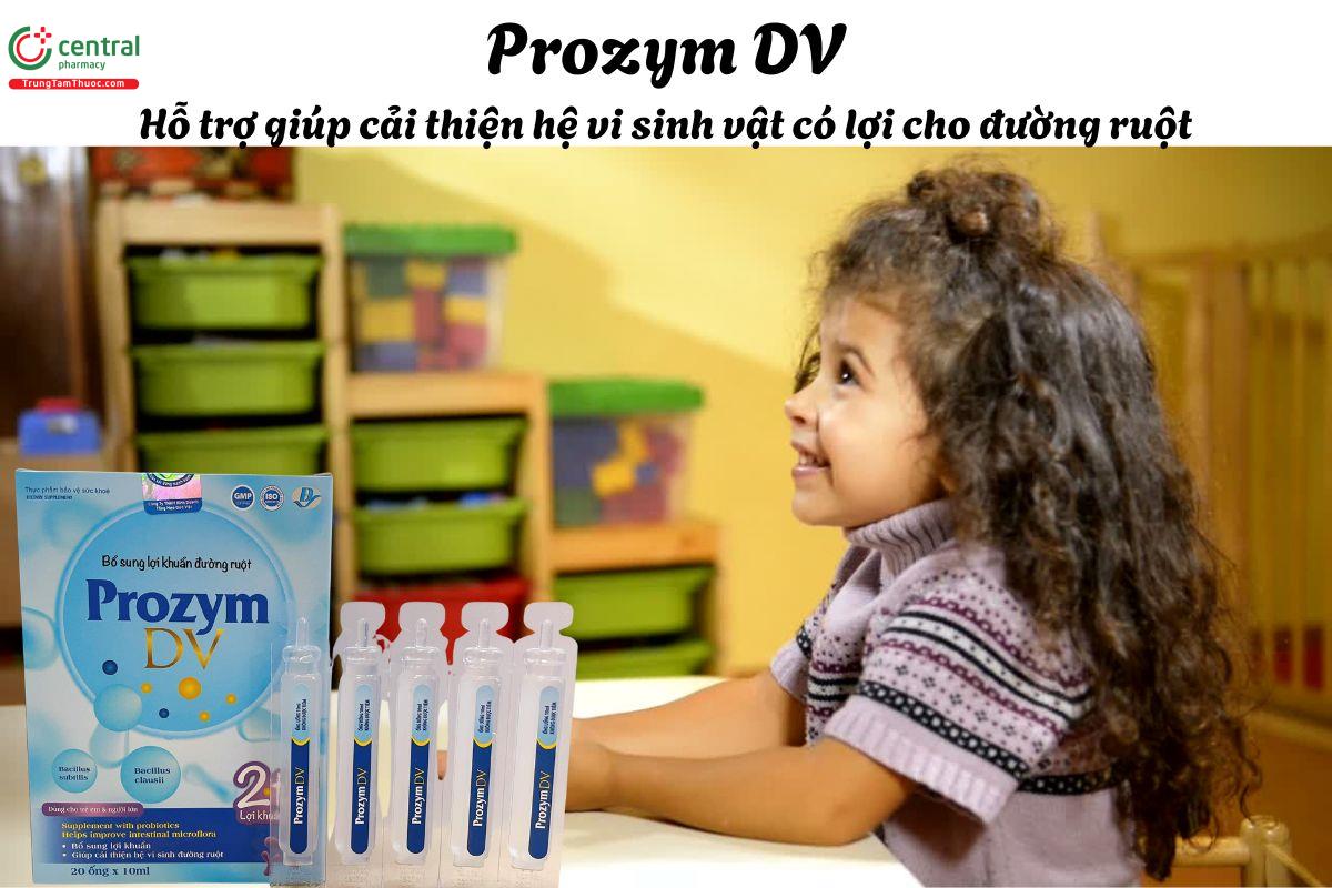 Prozym DV - Bổ sung lợi khuẩn, cải thiện hệ vi sinh đường ruột