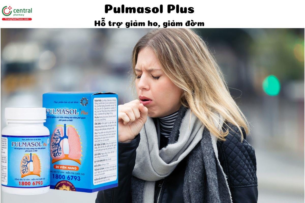 Pulmasol Plus - Giúp giảm tình trạng ho và thông thoáng đường thở