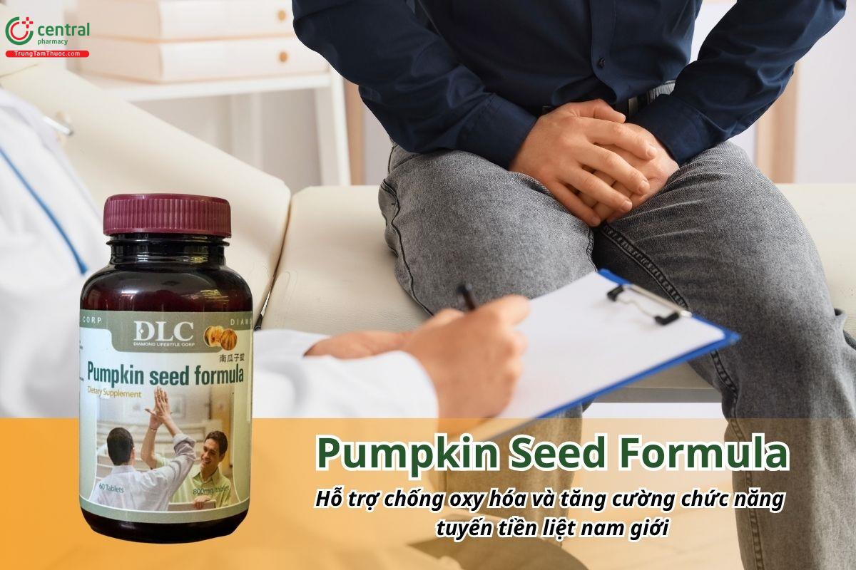 Pumpkin Seed Formula hỗ trợ chống oxy hóa và tăng cường chức năng tuyến tiền liệt nam giới
