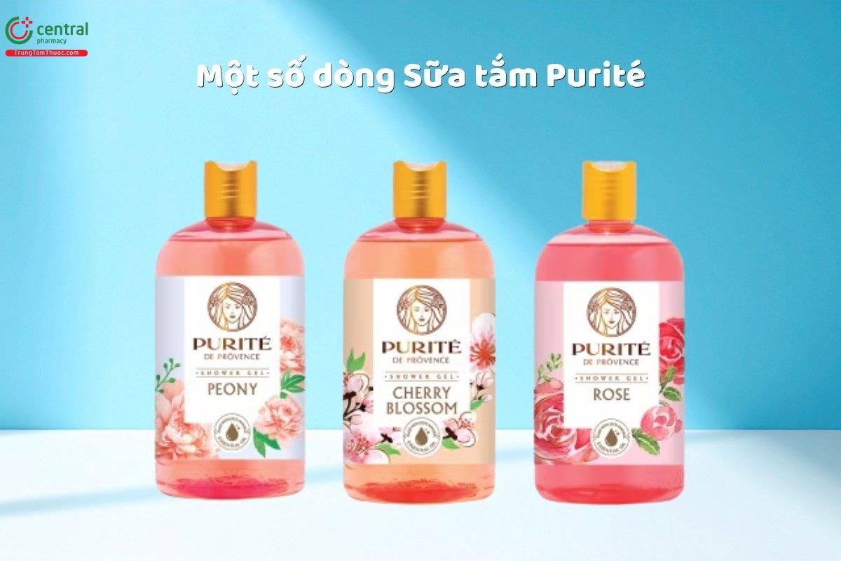 Mỗi dòng sữa tắm Purité đều mang một hương thơm riêng, phù hợp với từng sở thích và phong cách khác nhau